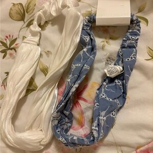 Forever 21 White and Blue Hairbands